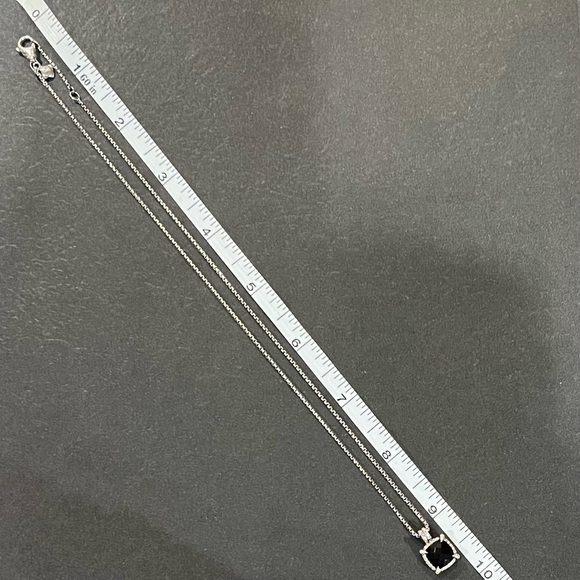 ❤️ David Yurman Chatelaine Pave Bezel Pendant Necklace - Picture 7 of 9